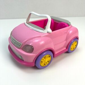 Lalaloopsy Little Dizzy Doo Sports Car Pink Convertible RARE Lights Sounds WORK